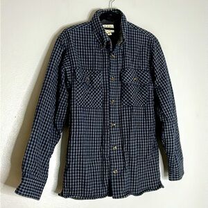 Cabela’s long sleeve fleece lined outdoor work shirt button down men’s small